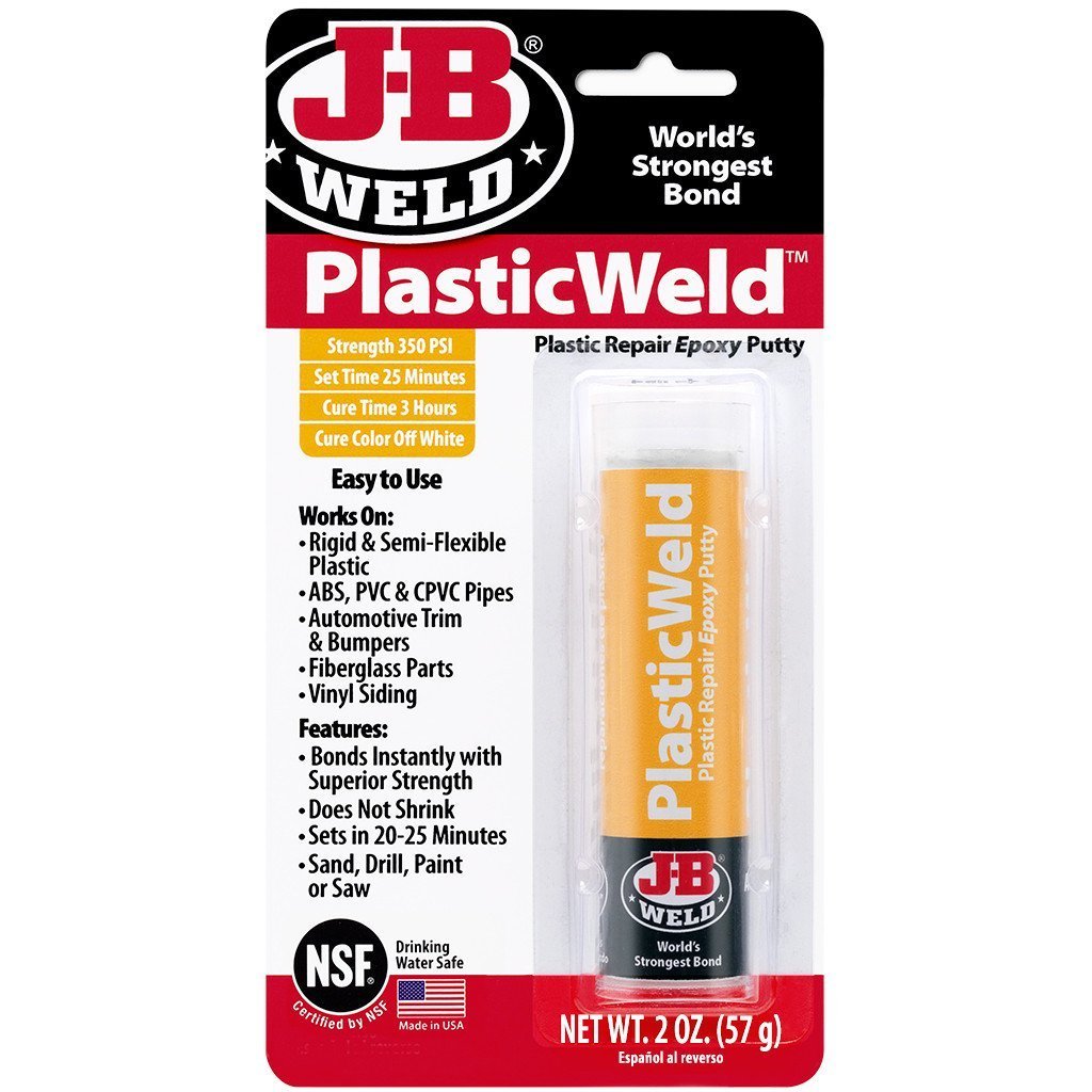 j-b Schweißen 8237 plasticweld Kunststoff Repair Epoxy Putty – 2 oz (Pack von 2) von J-B Weld