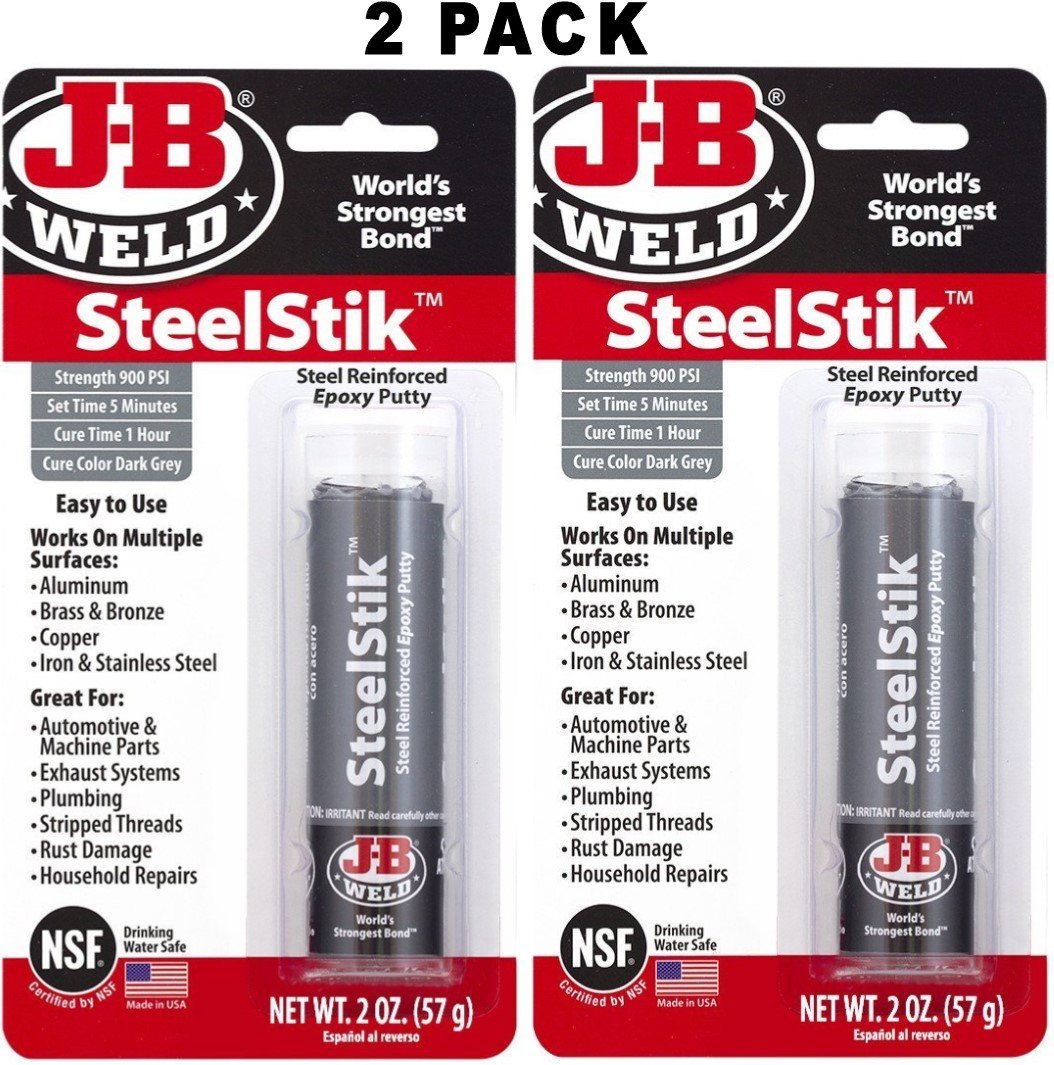 j-b Schweißen 8267-s SteelStik Stahl verstärkt EPOXY PUTTY Stick – 2 oz von J-B Weld