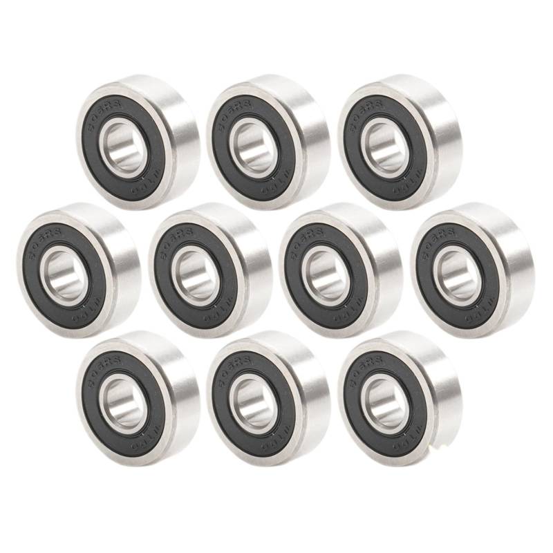 606RS Lager 6 * 17 * 6mm ABEC-5 (10PCS) miniatur Gummi Versiegelt 606-2RS 6x17x6mm Kugellager 606 2RS von JBGBAL