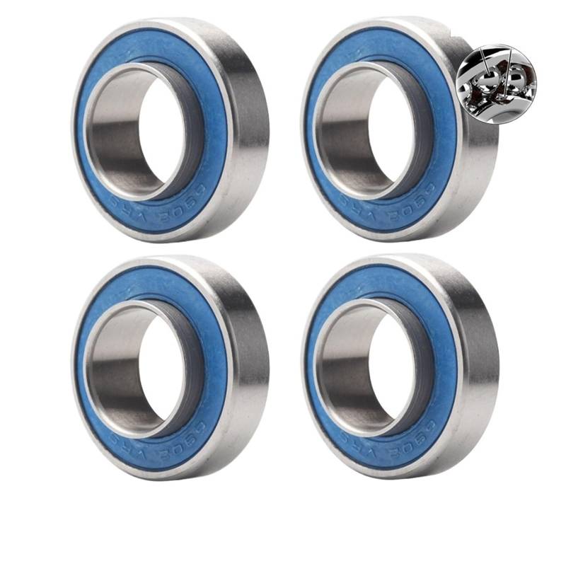 6902E-VRS MAX Lager 15 * 28 * 7 * 10mm 4PC Volle Bälle Fahrrad Rahmen Pivot Reparatur Teile 6902 2RS RSV Kugellager 6902-2RS von JBGBAL