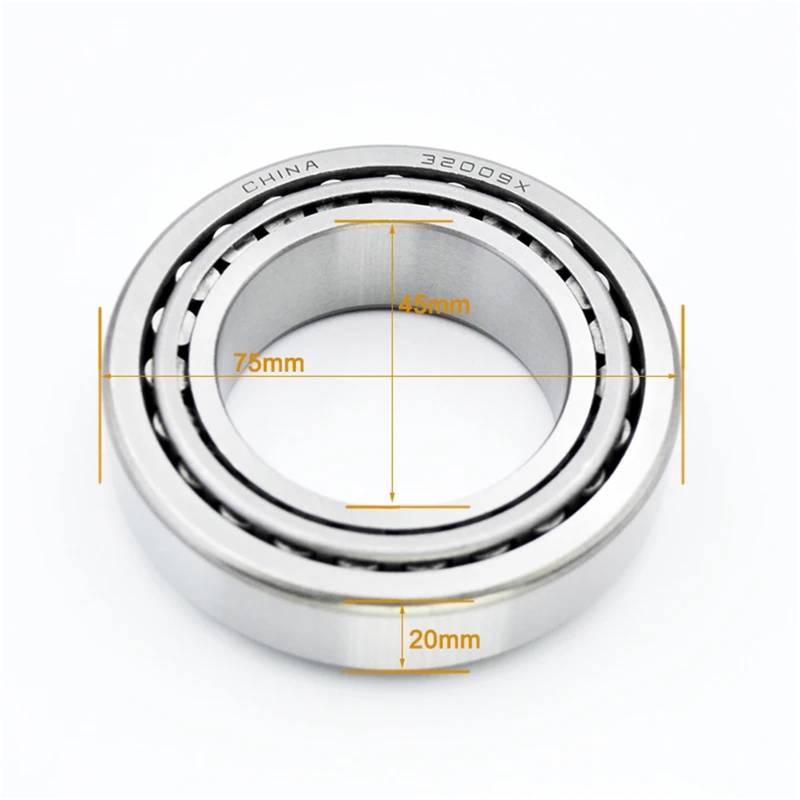 Tapered Roller Bearings 32004 32005 32006 32007 32008 32009 32010 32011 32012 X Bore 20mm 25mm Tapered Bearing(32009X 45x75x20mm) von JBGBAL