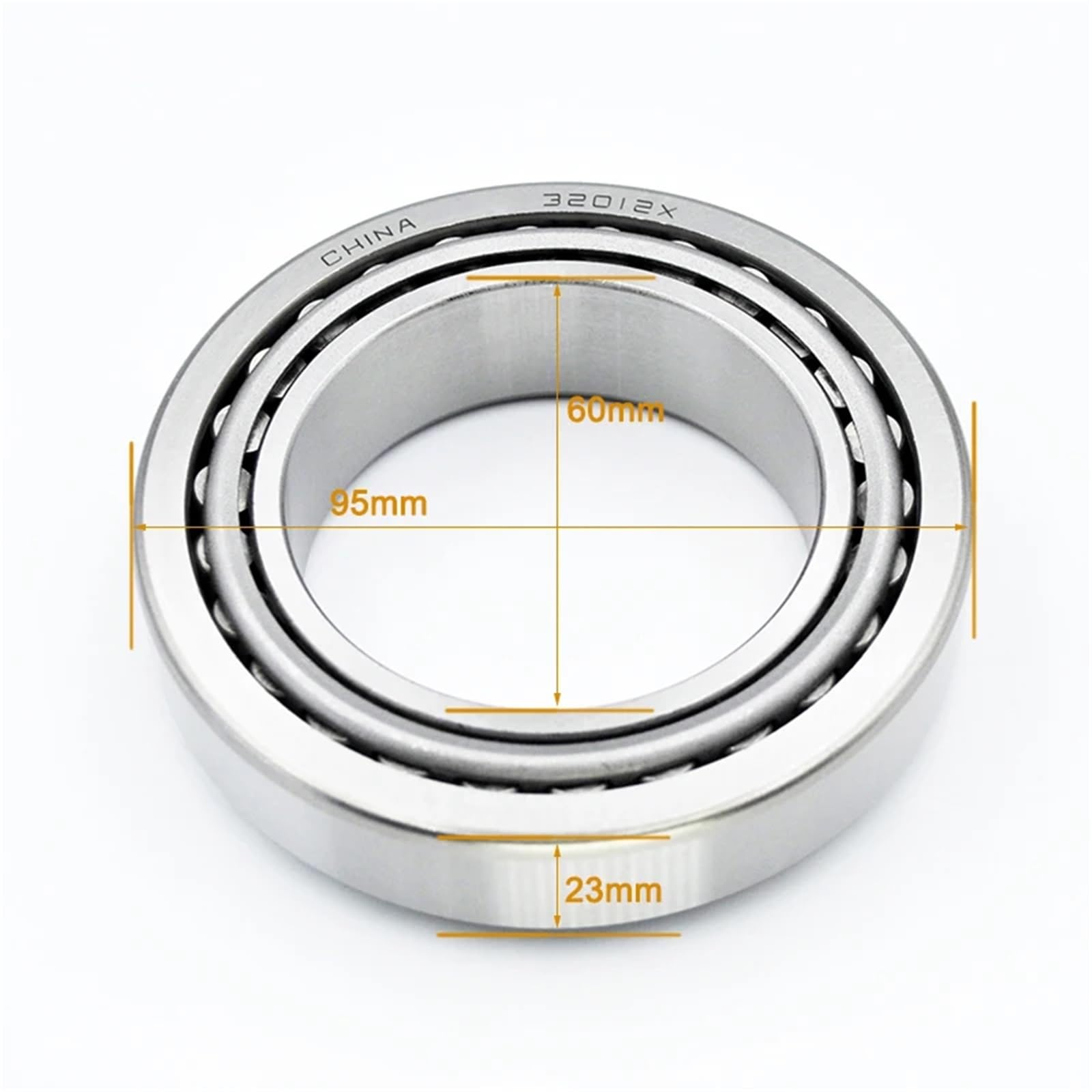 Tapered Roller Bearings 32004 32005 32006 32007 32008 32009 32010 32011 32012 X Bore 20mm 25mm Tapered Bearing(32012X 60x95x23mm) von JBGBAL