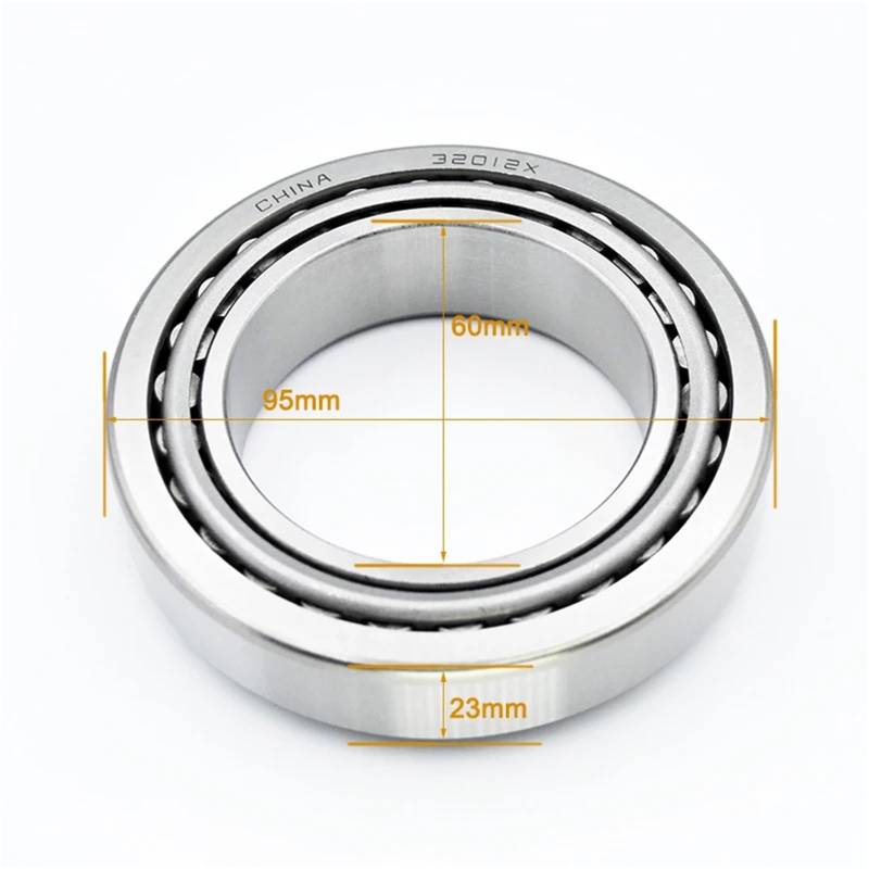 Tapered Roller Bearings 32004 32005 32006 32007 32008 32009 32010 32011 32012 X Bore 20mm 25mm Tapered Bearing(32012X 60x95x23mm) von JBGBAL
