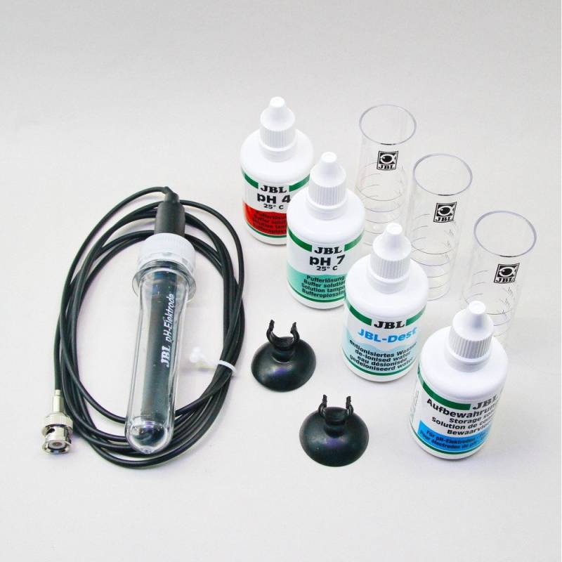 JBL pH-Sensor+Cal 63188 PH-Elektrode mit BNC-Anschluss mit Kalibrierlösung von JBL