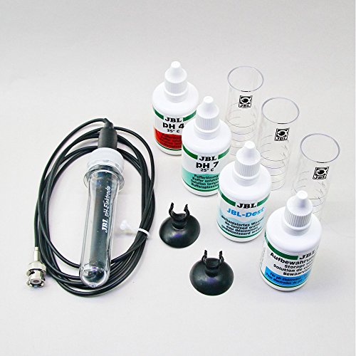 JBL pH-Sensor+Cal 63188 PH-Elektrode mit BNC-Anschluss mit Kalibrierlösung JBL pH-Sensor+Cal 63188 PH-Elektrode mit BNC-Anschluss mit Kalibrierlösung von JBL