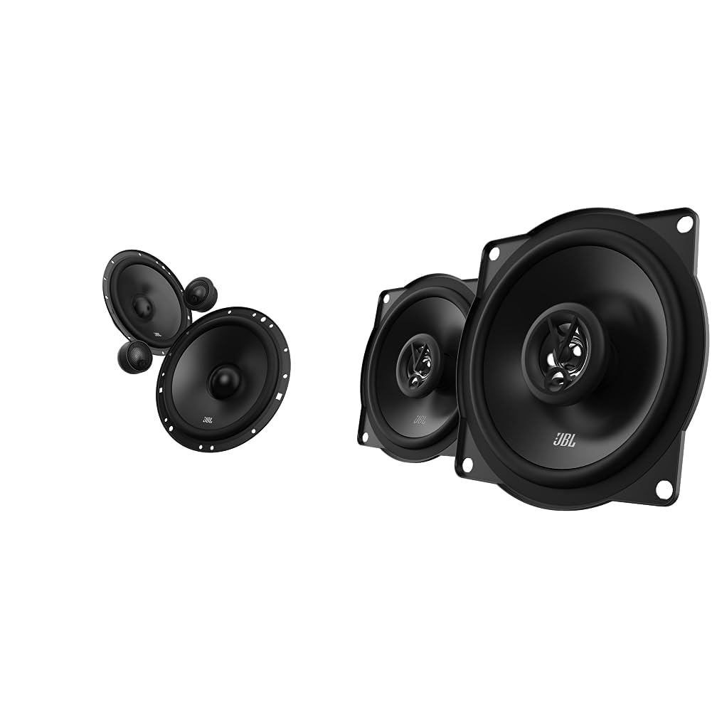 JBL Stage1 601C 2-Wege KFZ Soundsystem von Harman Kardon - 200 Watt Komponenten Auto Lautsprecher Boxen Set & Stage1 51F 2-Wege Auto Lautsprecher Set von Harman Kardon von JBL