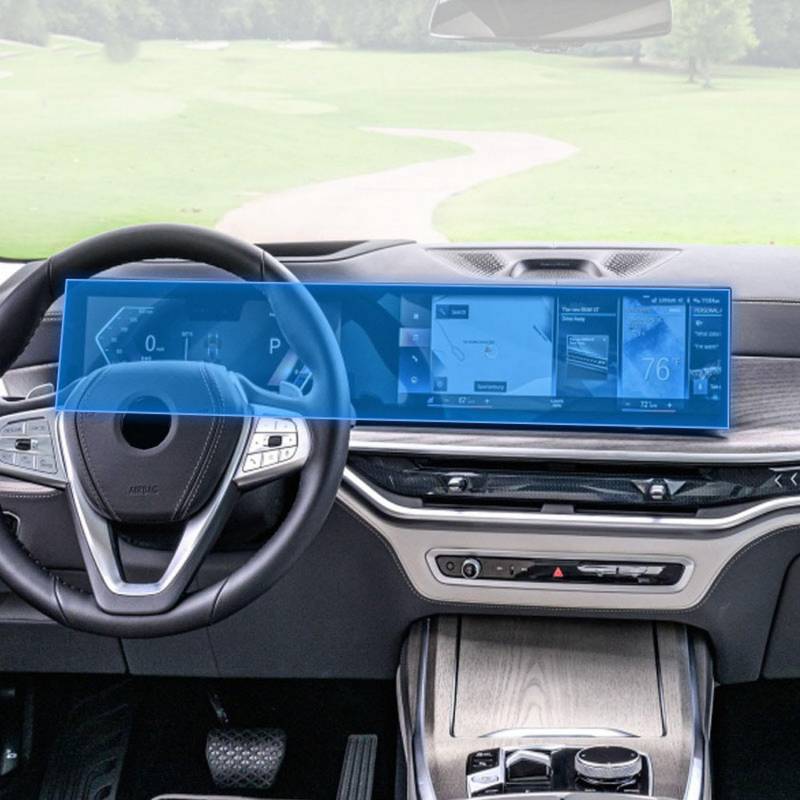JCAKES Auto-GPS-Navigation Schutzfolie LCD-Bildschirm TPU-Folie Displayschutzfolie Anti-Kratz-Folie passend, für BMW Serie 4 G26 2023-2024 von JCAKES