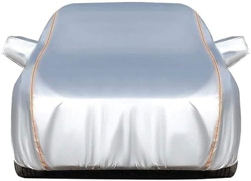 Schützende Autoabdeckung for Cadillac/Cts XTS ATS-L CT6 SLS |Car Cover Universal Zipper Design Sonnenschutz Wasserdicht (Color : Silver, Size : Cts) von JCAMZ
