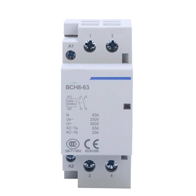 Einphasiger Führungsschienenschütz 63A 2P Haushaltsschütz for Smart Home 2NO/2NC 1NO+1NC 24A 110A 230A(63A 2NO 110V) von JCIBHODF