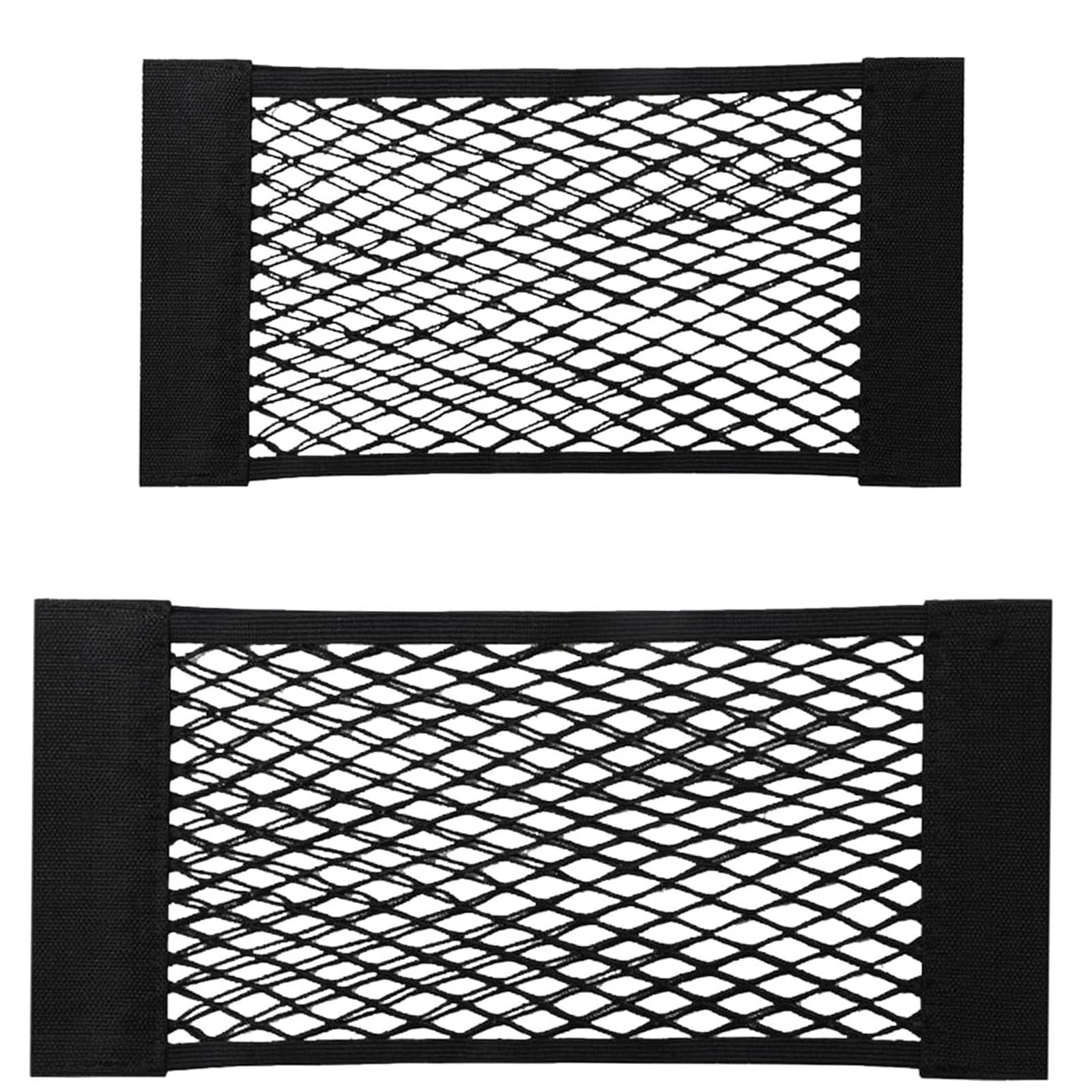 JCKD2-teiliger Satz von Auto Kofferraum Mesh Tasche, universelles dauerhaftes Gepäck Mesh,Elastisch Wohnmobil Aufbewahrung Gepäcknetz, Auto Lagerung Mesh, passend für Auto/SUV Speicher Mesh (schwarz) JCKD2-teiliger Satz von Auto Kofferraum Mesh Tasche, universelles dauerhaftes Gepäck Mesh,Elastisch Wohnmobil Aufbewahrung Gepäcknetz, Auto Lagerung Mesh, passend für Auto/SUV Speicher Mesh (schwarz) von JCKD