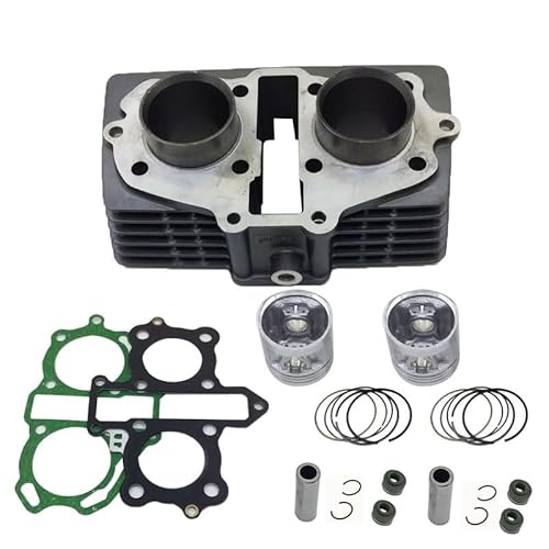 Motorrad-Zylinder-Kit for CB125 TWIN CA125 Rebel CB125T CBT125 CM125 244FMI 247FMJ 125cc Upgrade 150cc Modifikation(CBT125 gray) von JCPQDWTD