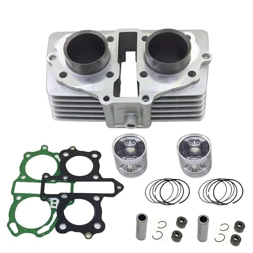 Motorrad-Zylinder-Kit for CB125 TWIN CA125 Rebel CB125T CBT125 CM125 244FMI 247FMJ 125cc Upgrade 150cc Modifikation(CBT125 silver) von JCPQDWTD