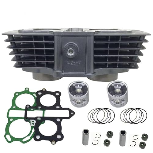 Motorrad-Zylinder-Kit for CB125 TWIN CA125 Rebel CB125T CBT125 CM125 244FMI 247FMJ 125cc Upgrade 150cc Modifikation(CBT150 gray) von JCPQDWTD