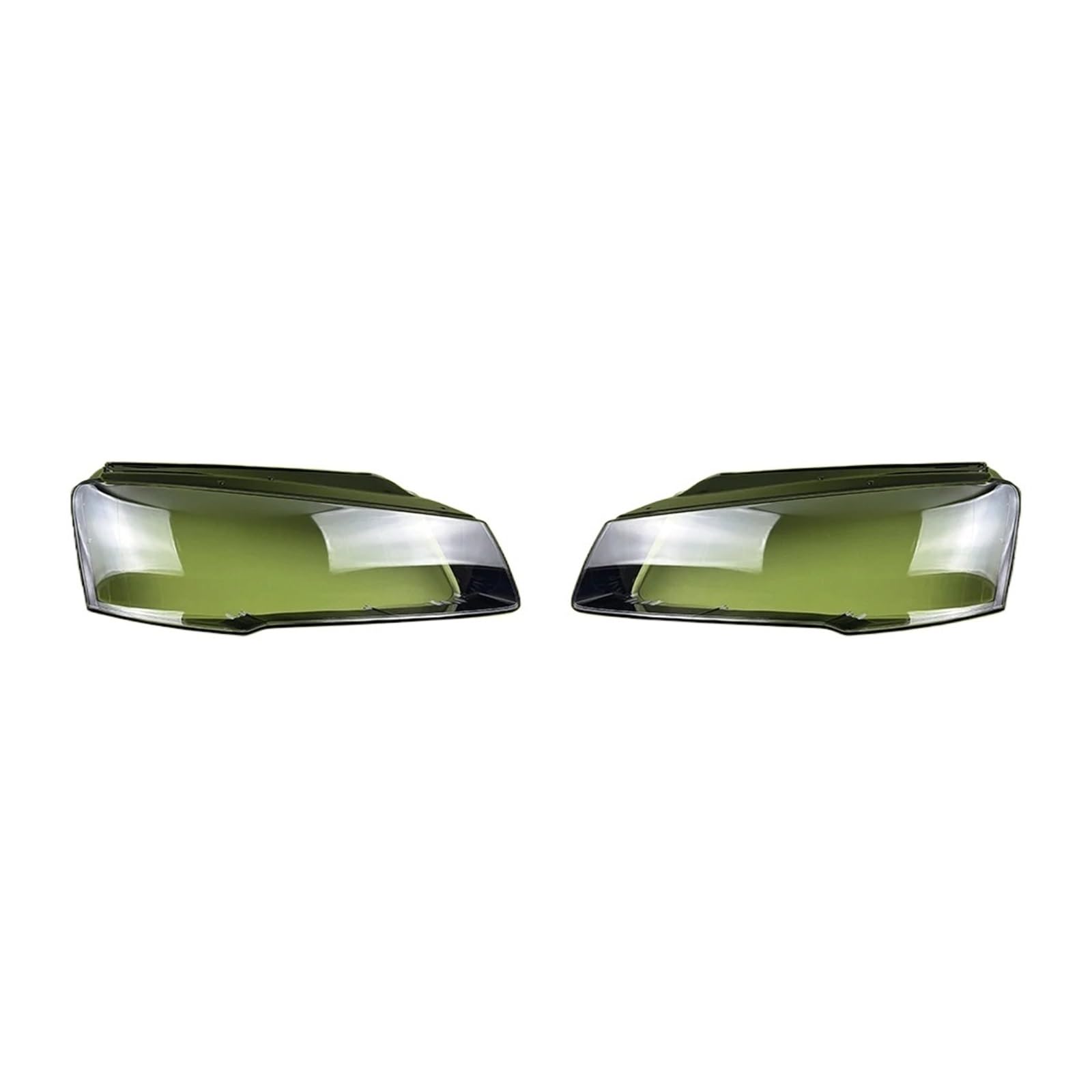 JCVXOELT Auto Front Scheinwerfer Abdeckung Transparent Lampenschirm Glas Kompatibel for Audi A8 A8L D4 2014 2015 2016 2017(A Pair) von JCVXOELT
