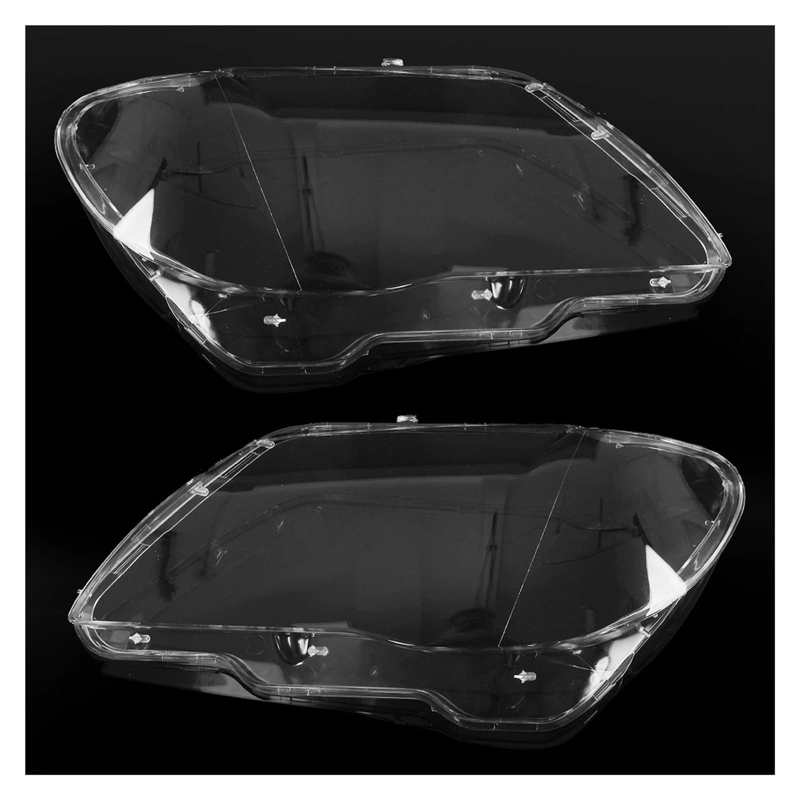 JCVXOELT Autoscheinwerfer-Linsenabdeckungen, Scheinwerferglas, klare Schale, Lampenschirm, kompatibel mit BMW 7er E65 E66 2005 2006 2007 2008, 1 Paar JCVXOELT Autoscheinwerfer-Linsenabdeckungen, Scheinwerferglas, klare Schale, Lampenschirm, kompatibel mit BMW 7er E65 E66 2005 2006 2007 2008, 1 Paar von JCVXOELT