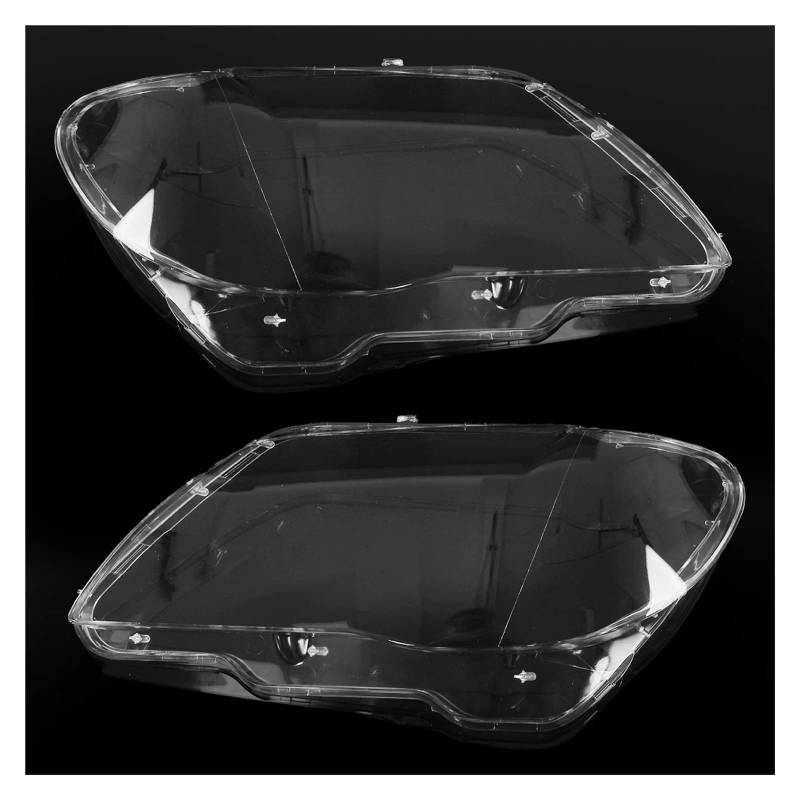 JCVXOELT Autoscheinwerfer-Linsenabdeckungen, Scheinwerferglas, klare Schale, Lampenschirm, kompatibel mit BMW 7er E65 E66 2005 2006 2007 2008, 1 Paar von JCVXOELT