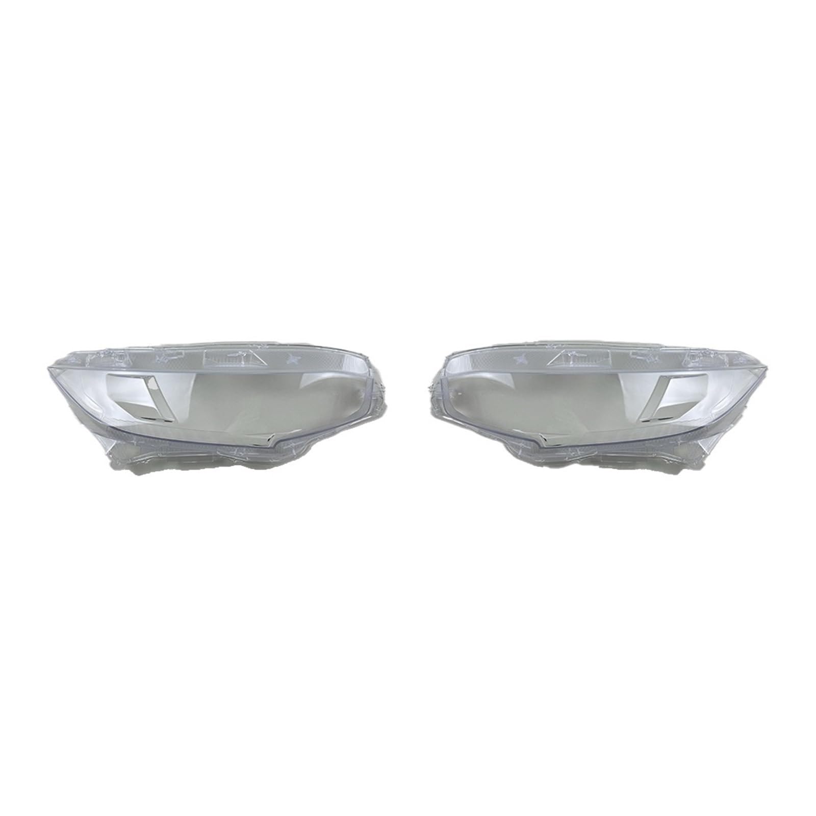 JCVXOELT Autoscheinwerferabdeckung Lampenschirm Objektiv Scheinwerferschale Glas Kompatibel for Civic 2016 2017 2018 2019 2020 2021(A Pair) von JCVXOELT