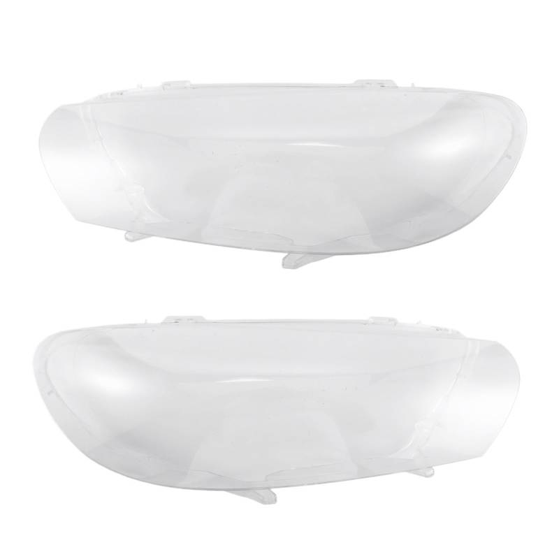 JCVXOELT Ersatz-Scheinwerferlinsenabdeckung for Auto, transparente Lampenschirm-Glasschale, kompatibel mit Scirocco 2008–2014, Paar (Links + rechts) von JCVXOELT