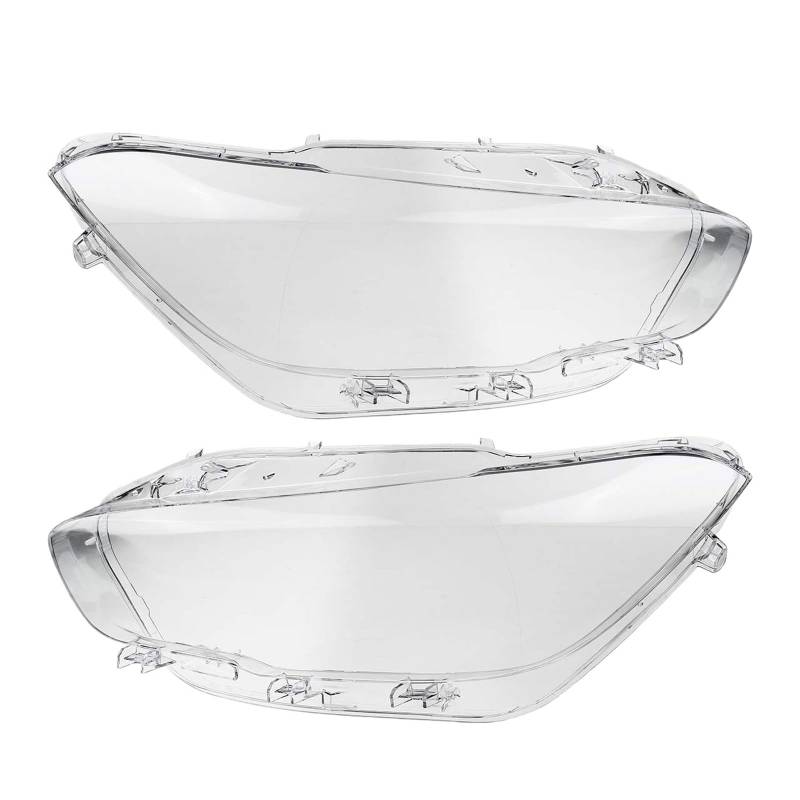 JCVXOELT Frontscheinwerfer-Objektivabdeckung, klares Lampengehäuse, transparenter Lampenschirm, kompatibel mit BMW F20 1er-Serie 118i 120i 125i 2015–2018, 1 Paar von JCVXOELT