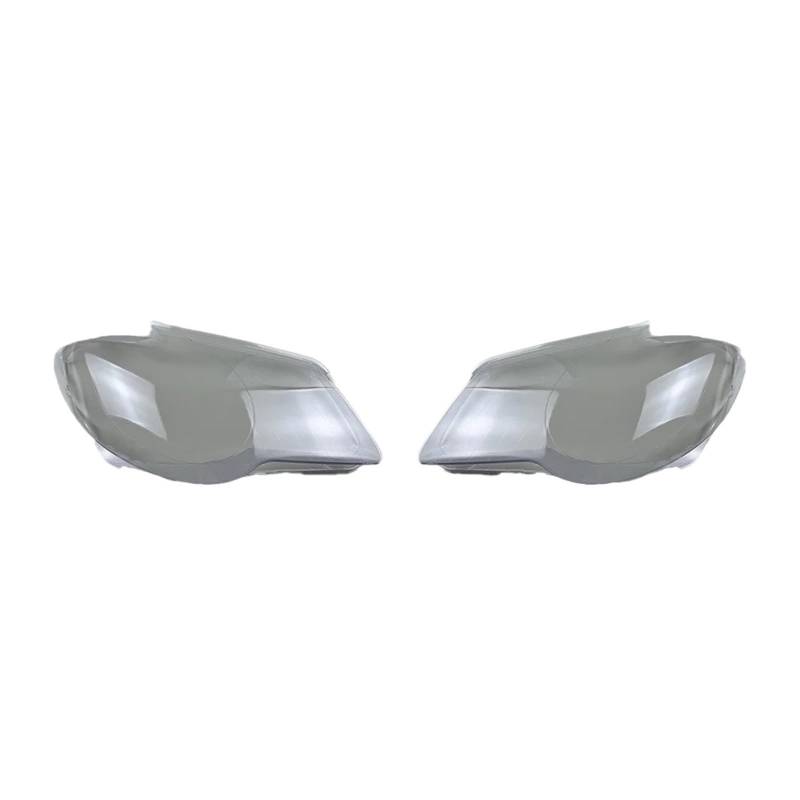 JCVXOELT Frontscheinwerferabdeckung Scheinwerferlinse Shell Glas Lampenschirm Kompatibel for VW Touran 2008 2009 2010(A Pair) von JCVXOELT