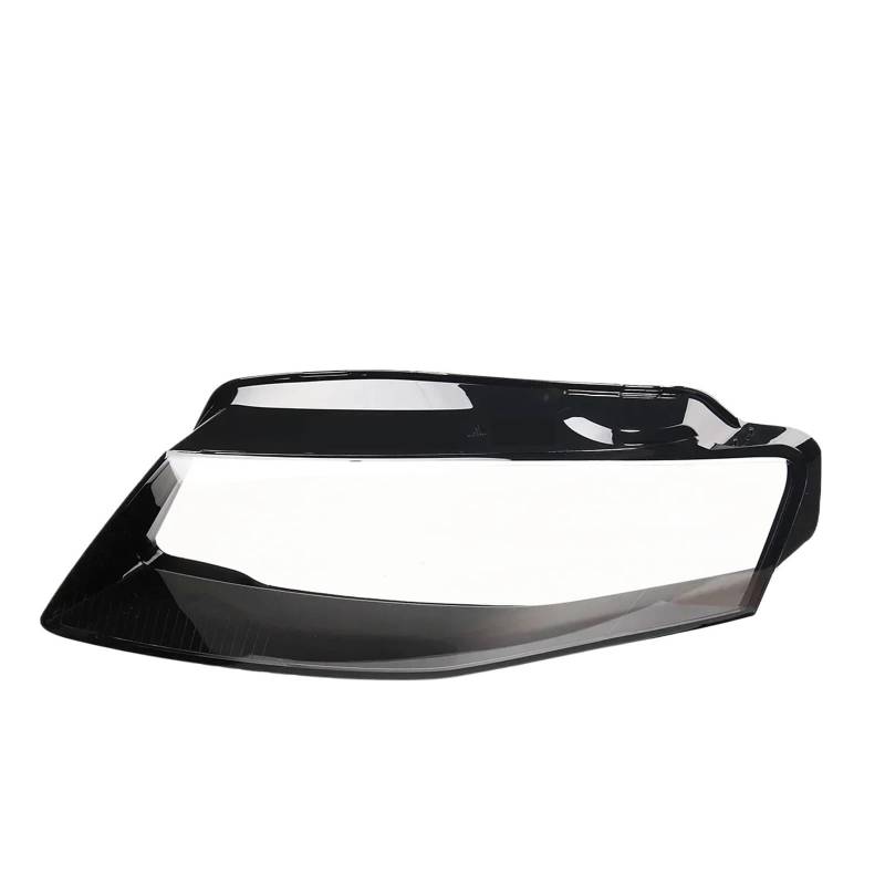 JCVXOELT Paar Frontscheinwerferabdeckung Scheinwerferschale Transparente Lampenschirmlinse Kompatibel for Audi A4 A4L B8 2009 2010 2011 2012(Left) von JCVXOELT