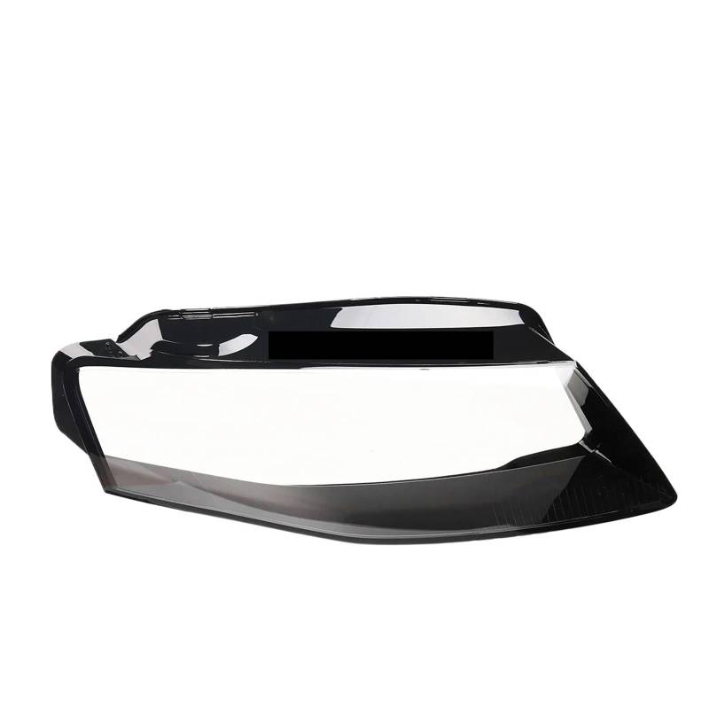 JCVXOELT Paar Frontscheinwerferabdeckung Scheinwerferschale Transparente Lampenschirmlinse Kompatibel for Audi A4 A4L B8 2009 2010 2011 2012(Right) von JCVXOELT