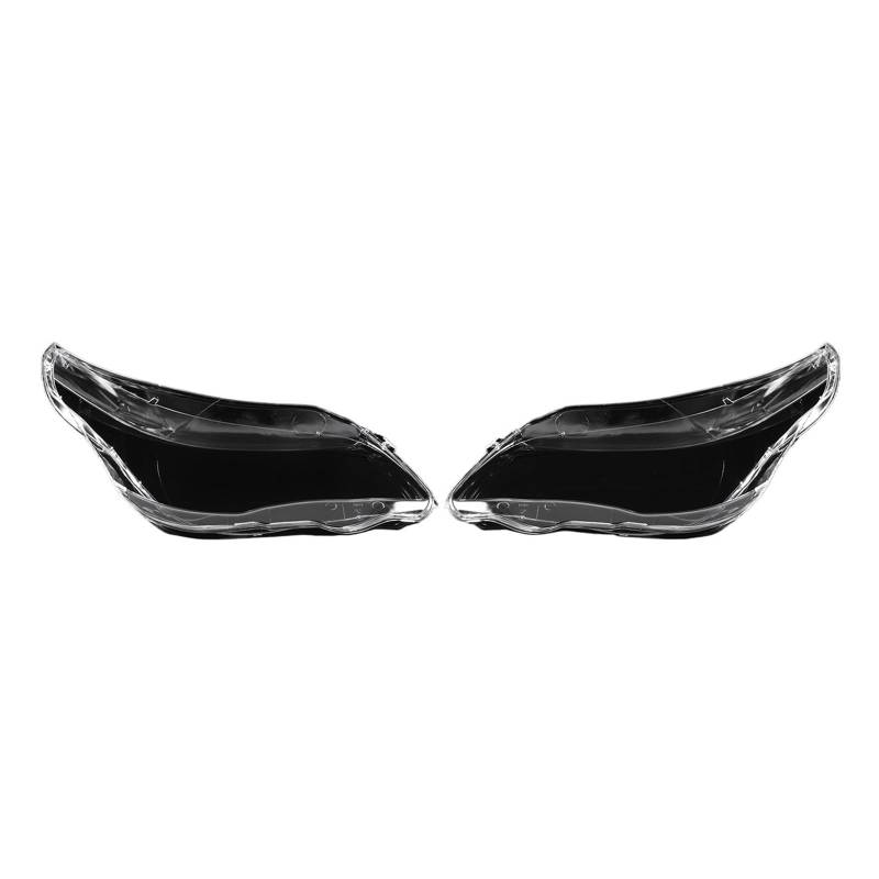 JCVXOELT Scheinwerfer-Objektivabdeckung, klares Scheinwerfergehäuse, transparenter Lampenschirm, kompatibel mit BMW 5er M5 E60 E61 525i 530i 545i 550i 2003–2010, 1 Paar von JCVXOELT
