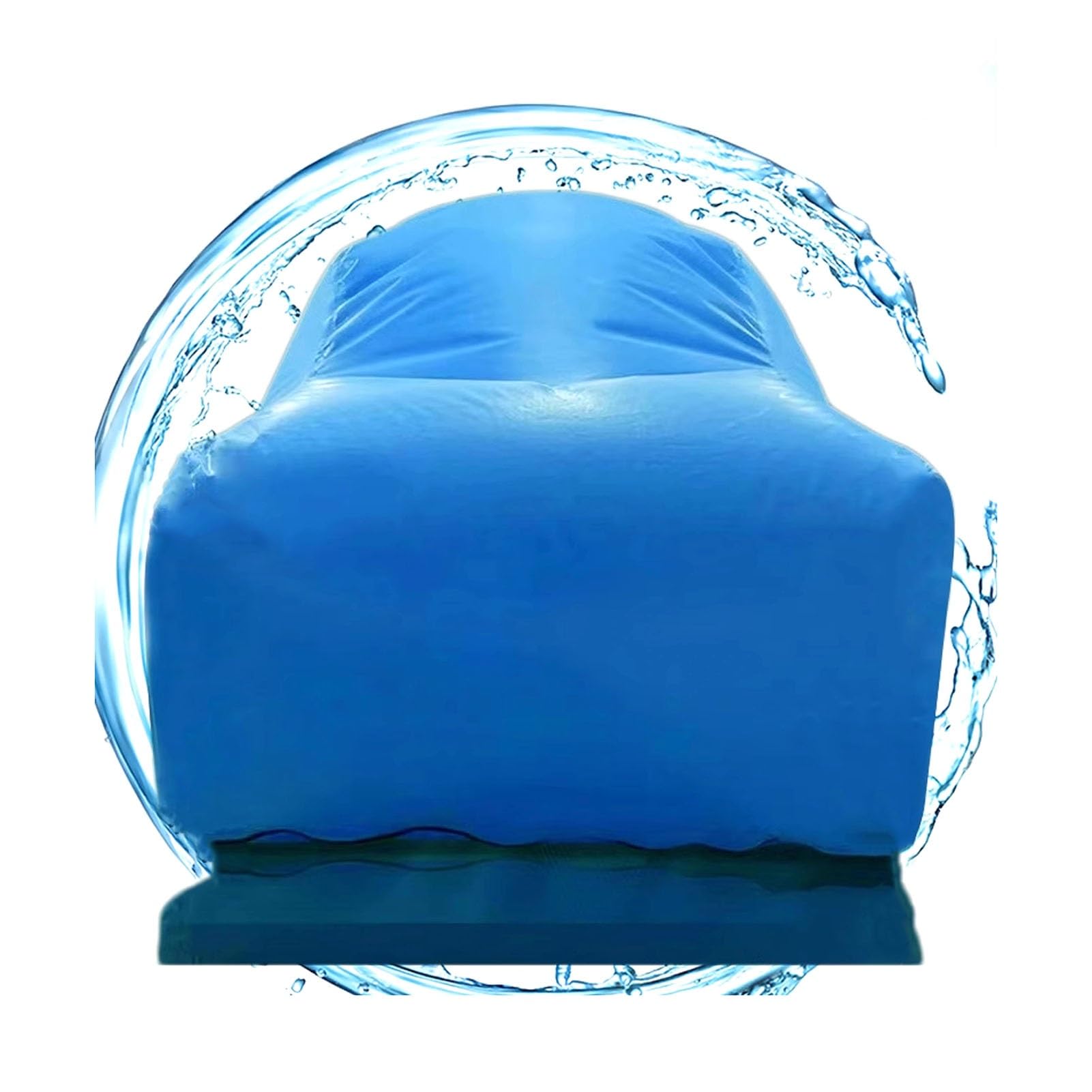 Autoabdeckung ﻿ wasserdichte Vollgarage Aus PVC Für Autos, Hagelschutzplane Für Schwere Fahrzeuge, Hochwasserschutztasche, Universelle Allwetterabdeckung Für Limousinen, SUVs Und MPVs(5.3x2.4x2m) von JCWGLY