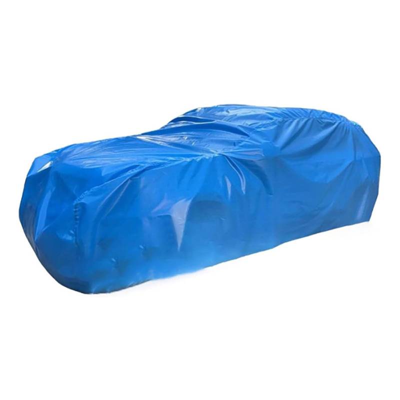 Komplette Autoabdeckungen SUV-Autoabdeckung, Vollständig Geschlossene, Wasserdichte Luftpolster-Autoabdeckung Für Den Innen- Und Außenbereich Bei Jedem Wetter, Verdickte PVC-Autoschutztasche Gegen Übe von JCWGLY