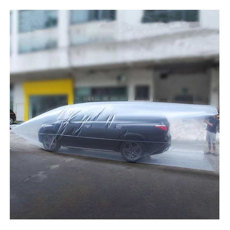 Komplette Autoabdeckungen Versiegelte, Wasserdichte Vollgarage Für Jedes Wetter, Strapazierfähige PE-Fahrzeugschutztasche Gegen Hagel, Regen Und Schnee Für Limousinen, SUVs Und MPVs, Wiederverwendbar( von JCWGLY