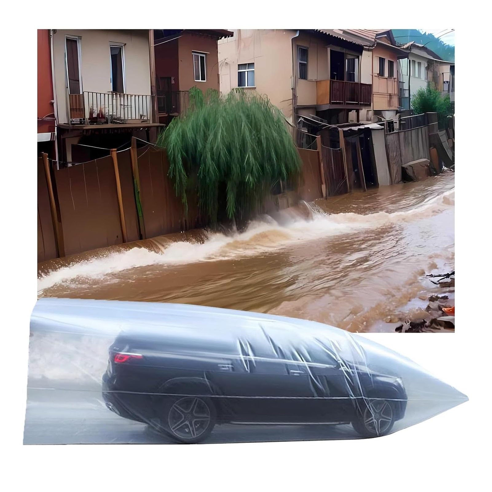 Komplette Autoabdeckungen Wasserdichte Autoabdeckung Für Den Außenbereich, Vollständig Versiegelt, Für Jedes Wetter, Universelle Passform, Hochwasserschutztasche, Schutzschild Für Autos, Limousinen, S Komplette Autoabdeckungen Wasserdichte Autoabdeckung Für Den Außenbereich, Vollständig Versiegelt, Für Jedes Wetter, Universelle Passform, Hochwasserschutztasche, Schutzschild Für Autos, Limousinen, S von JCWGLY