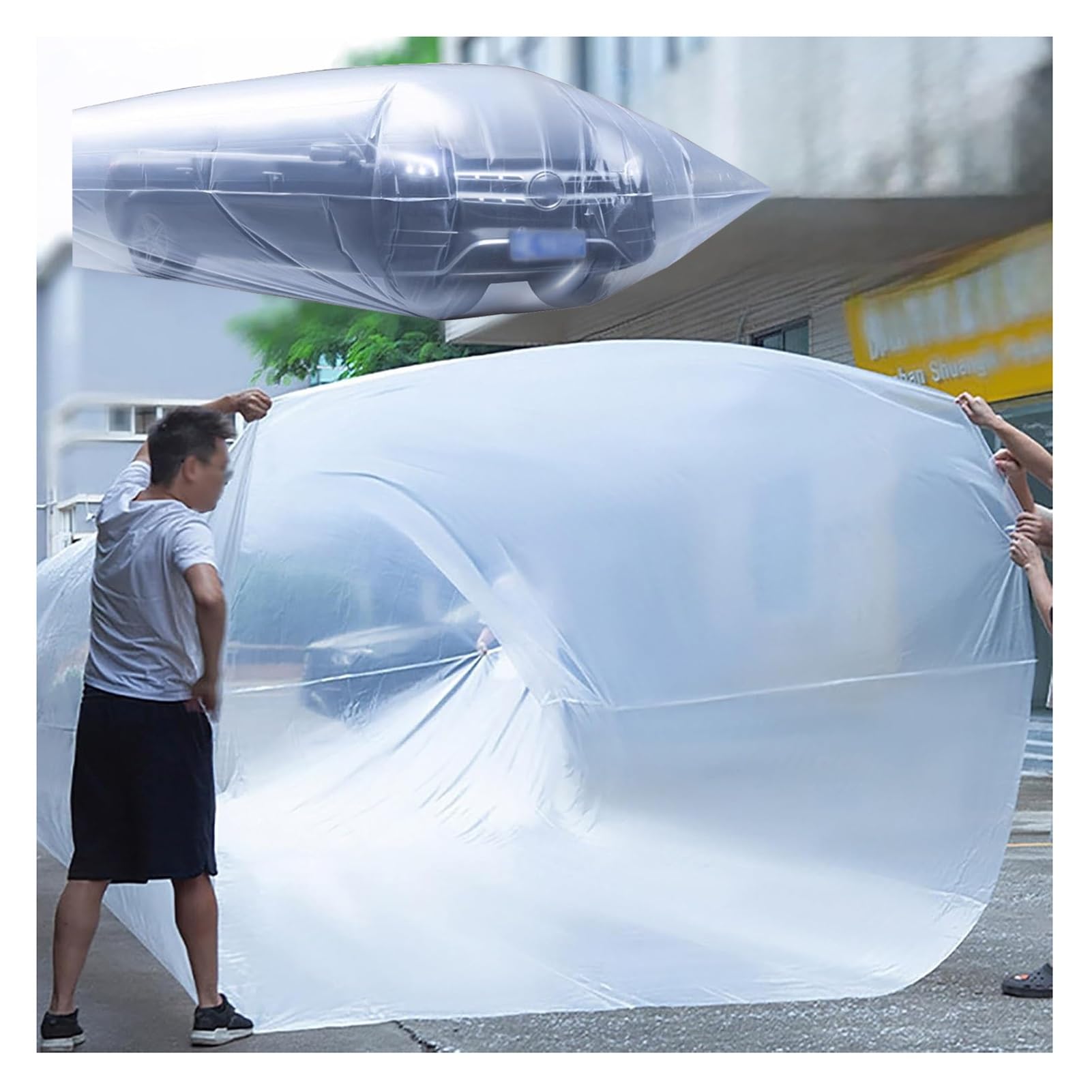 Komplette Autoabdeckungen wasserdichte Universal-Autoabdeckung Für Limousinen Und SUVs, Für Jedes Wetter, Vollständig Versiegelte Große Auto-Schutztasche Für Schutz Vor Hagel, Überschwemmungen, Regen Komplette Autoabdeckungen wasserdichte Universal-Autoabdeckung Für Limousinen Und SUVs, Für Jedes Wetter, Vollständig Versiegelte Große Auto-Schutztasche Für Schutz Vor Hagel, Überschwemmungen, Regen von JCWGLY