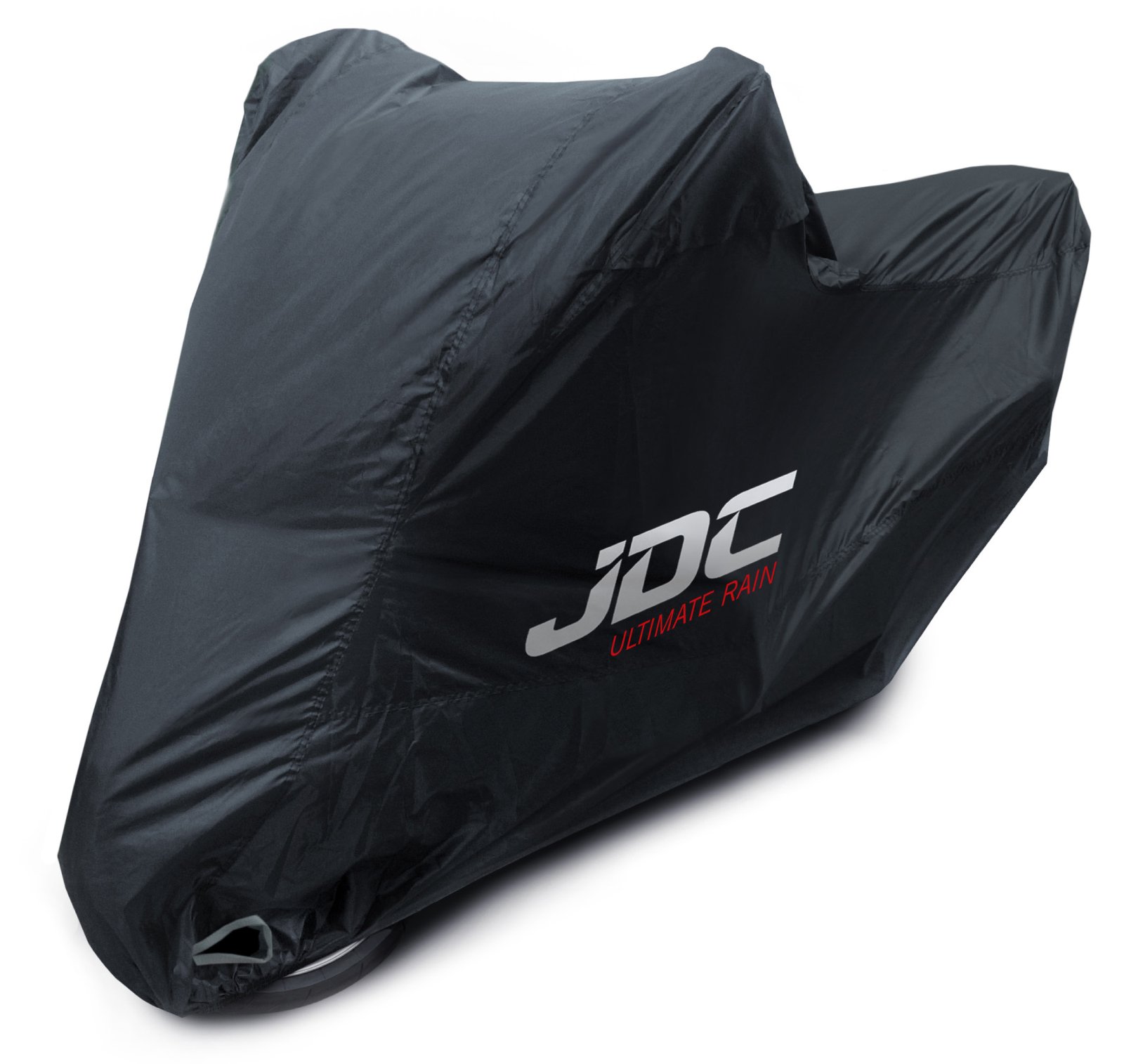 JDC 100% wasserdichte Motorradabdeckung – Ultimate RAIN (Strapazierfähig, weiches Futter, hitzebeständig, verschweißte Nähte) - L von JDC