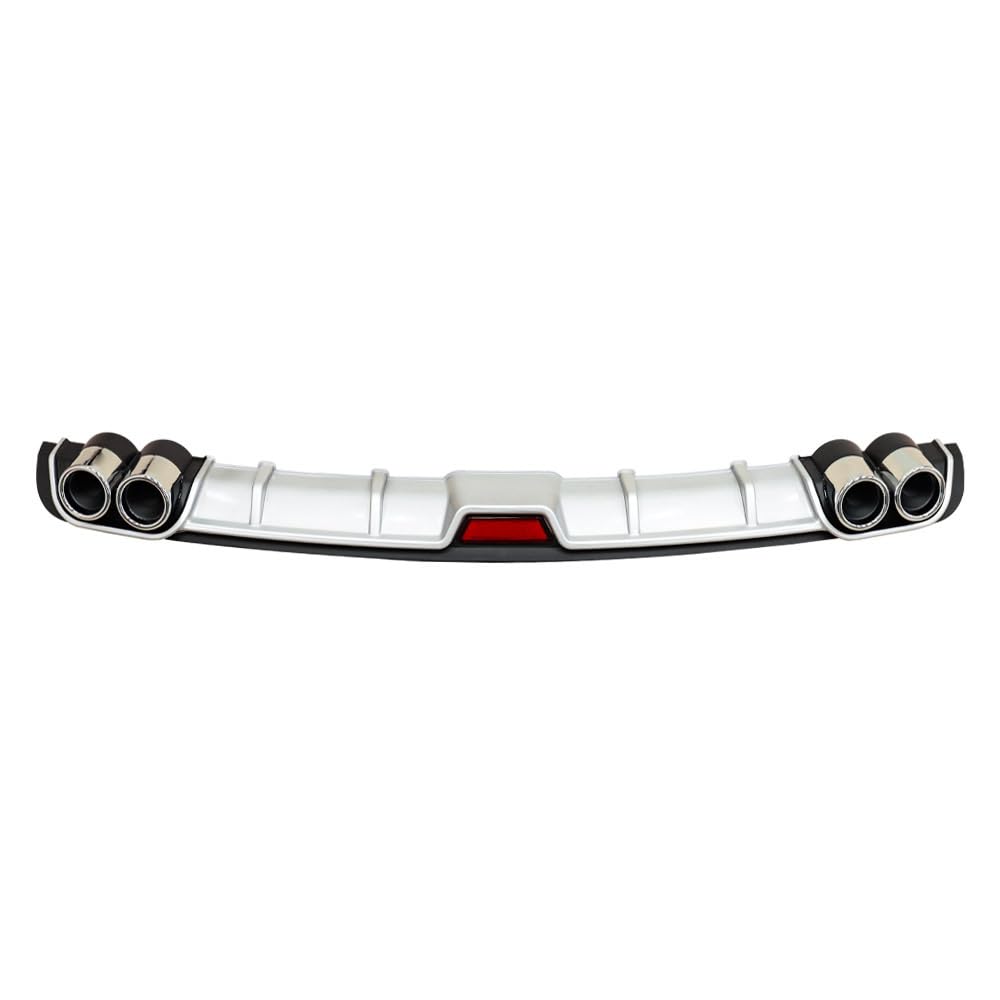 Heckstoßstange Lippendiffusor Spoiler für Volvo V70 XC 1997 1998 1999 2000, Heckstoßstangendiffusor Universal Wing Lip Diffusor,White Heckstoßstange Lippendiffusor Spoiler für Volvo V70 XC 1997 1998 1999 2000, Heckstoßstangendiffusor Universal Wing Lip Diffusor,White von JDHEYTRFH