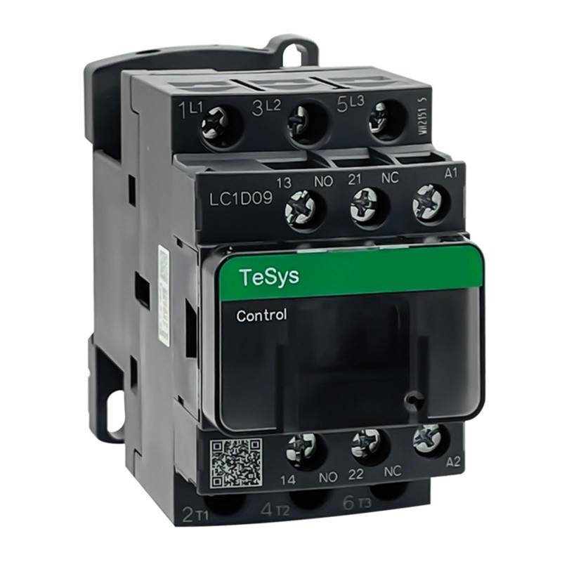 AC-Schütz 220 V LC1D25 LC1D18 LC1D38 AC 3-phasig 3-polig 50/60 Hz 1 Schließer 1 Öffner Spulenspannung 24 V 110 V 220 V 1 Stück(LC1D25B7C AC24V) von JDILFUNU
