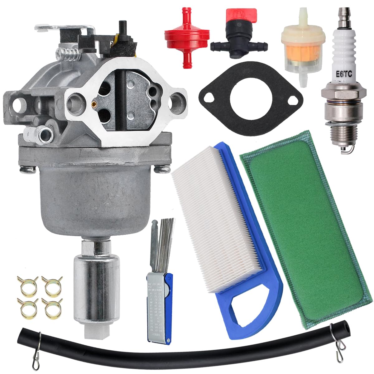 JDLLONG 590400 Vergaser passend für Briggs & Stratton 594593 591731 796109 796078 31H777 Vergaser 14,5-21HP mit 797008 677014 697634 697153 Luftfilter JDLLONG 590400 Vergaser passend für Briggs & Stratton 594593 591731 796109 796078 31H777 Vergaser 14,5-21HP mit 797008 677014 697634 697153 Luftfilter von JDLLONG