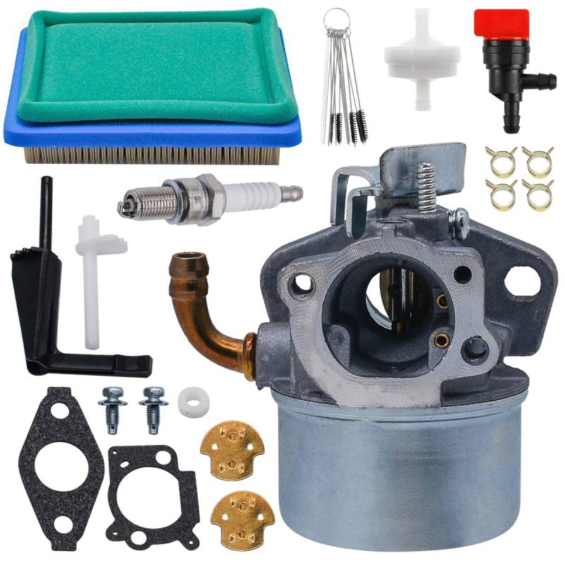 JDLLONG 591299 Vergaser für Briggs Stratton 696981 698860 698474 791991 698810 698857 698478 694174 690046 693751 Rasenmäher Vergaser mit Luftfilter von JDLLONG