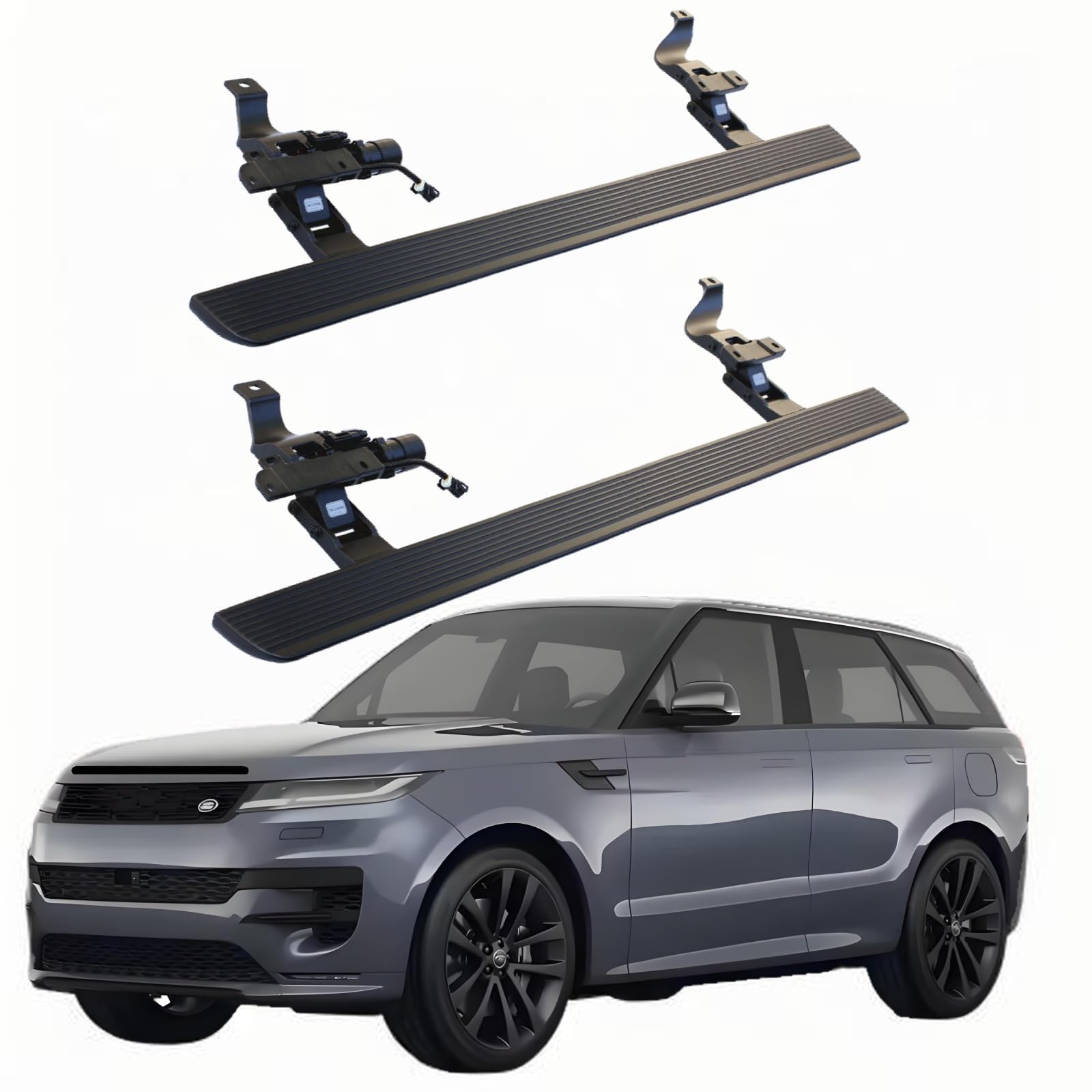 JEBNGX Elektrisch einziehbare Trittbretter, kompatibel mit Range Rover Sport 2023, 2024, 2025. Automatische Seitentrittbretter aus Aluminium, Zubehör for Nerf Bars (Version mit langem Radstand)(Withou JEBNGX Elektrisch einziehbare Trittbretter, kompatibel mit Range Rover Sport 2023, 2024, 2025. Automatische Seitentrittbretter aus Aluminium, Zubehör for Nerf Bars (Version mit langem Radstand)(Withou von JEBNGX