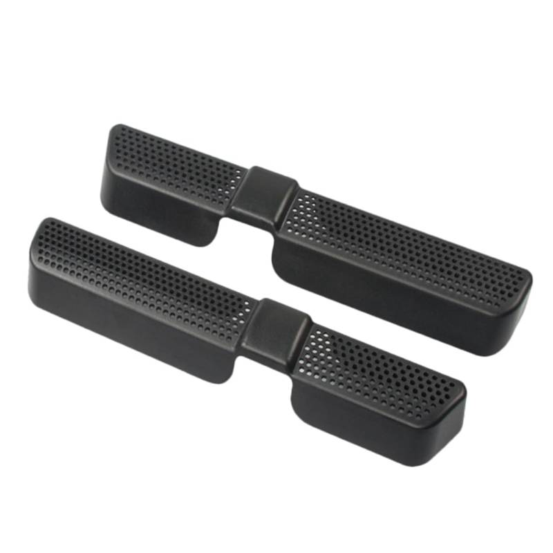 JECOMPRIS 1 Paar Luftauslass-Schutzabdeckung Air outlet protective case Car air conditioning outlet guard Abdeckung des Klimaanlagenauslasses Luftauslassschutz Luftauslassabdeckung Abs Black von JECOMPRIS