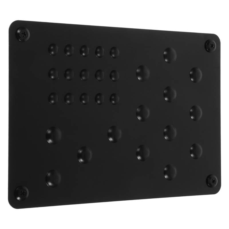 JECOMPRIS 1 Satz Autopedale Auto Fersenplatten Für Autos Bodenfuß Auto Fersenpolster Automobil Teppich Fersenplatte Fersenplatte Für Auto Matten Fersenpolsterplatte Auto Pedal von JECOMPRIS