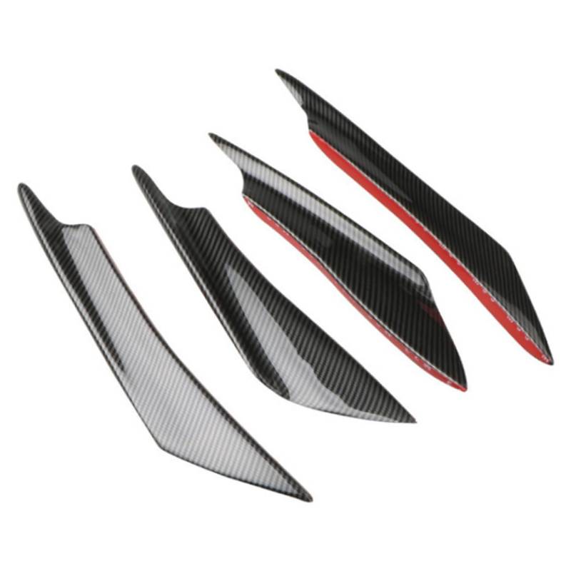 JECOMPRIS 1 Satz Stoßstangenspoiler Spoiler Diffusor Luftverkleidung Front Sport Anthrazit Außenlippe Splitter Auto Heckabdeckung Stoßstangenzubehör Spoiler Für Auto Abdeckung von JECOMPRIS