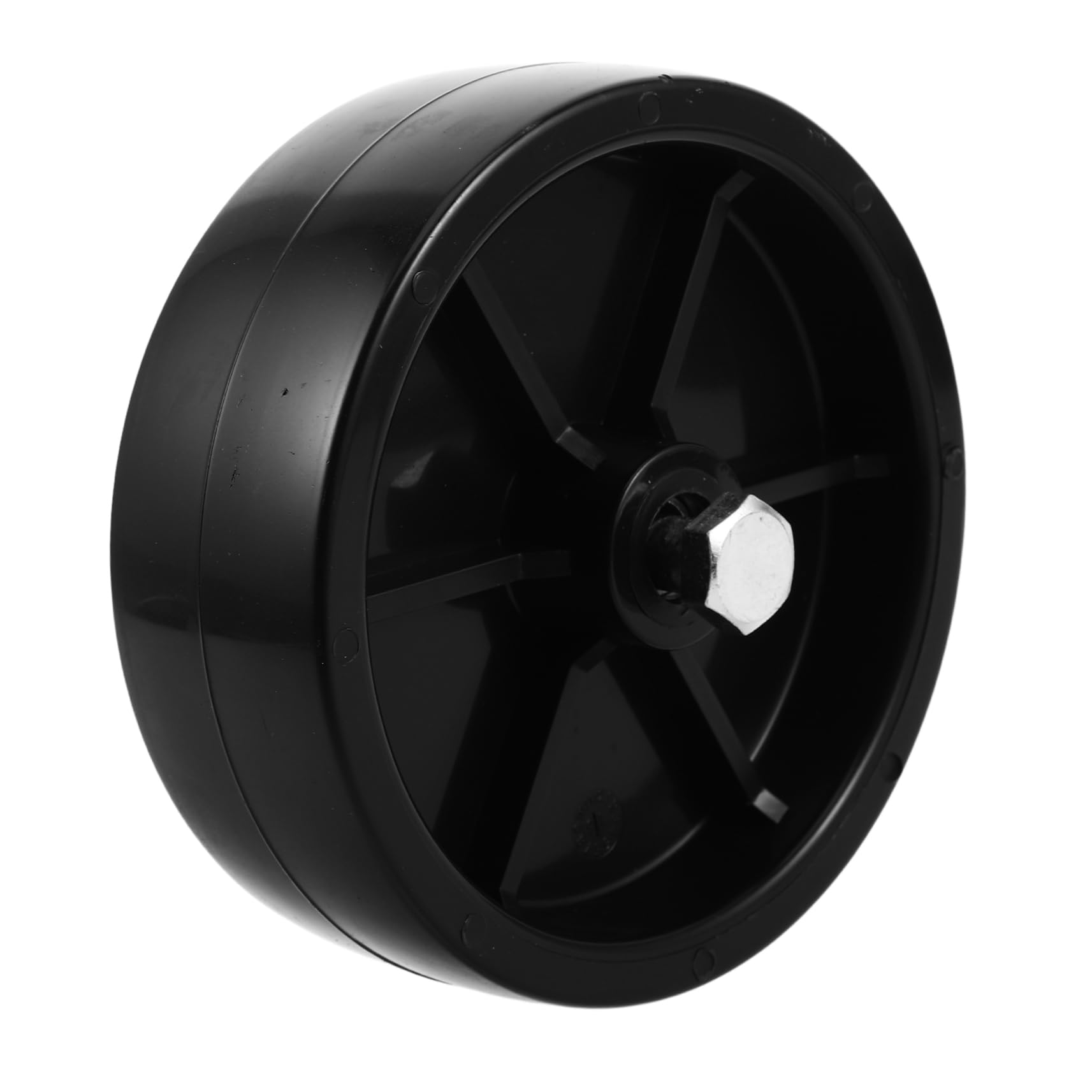 JECOMPRIS 1 Satz Wagenheberrad Anhänger-Wagenheber-Lenkrad Plastik Black JECOMPRIS 1 Satz Wagenheberrad Anhänger-Wagenheber-Lenkrad Plastik Black von JECOMPRIS