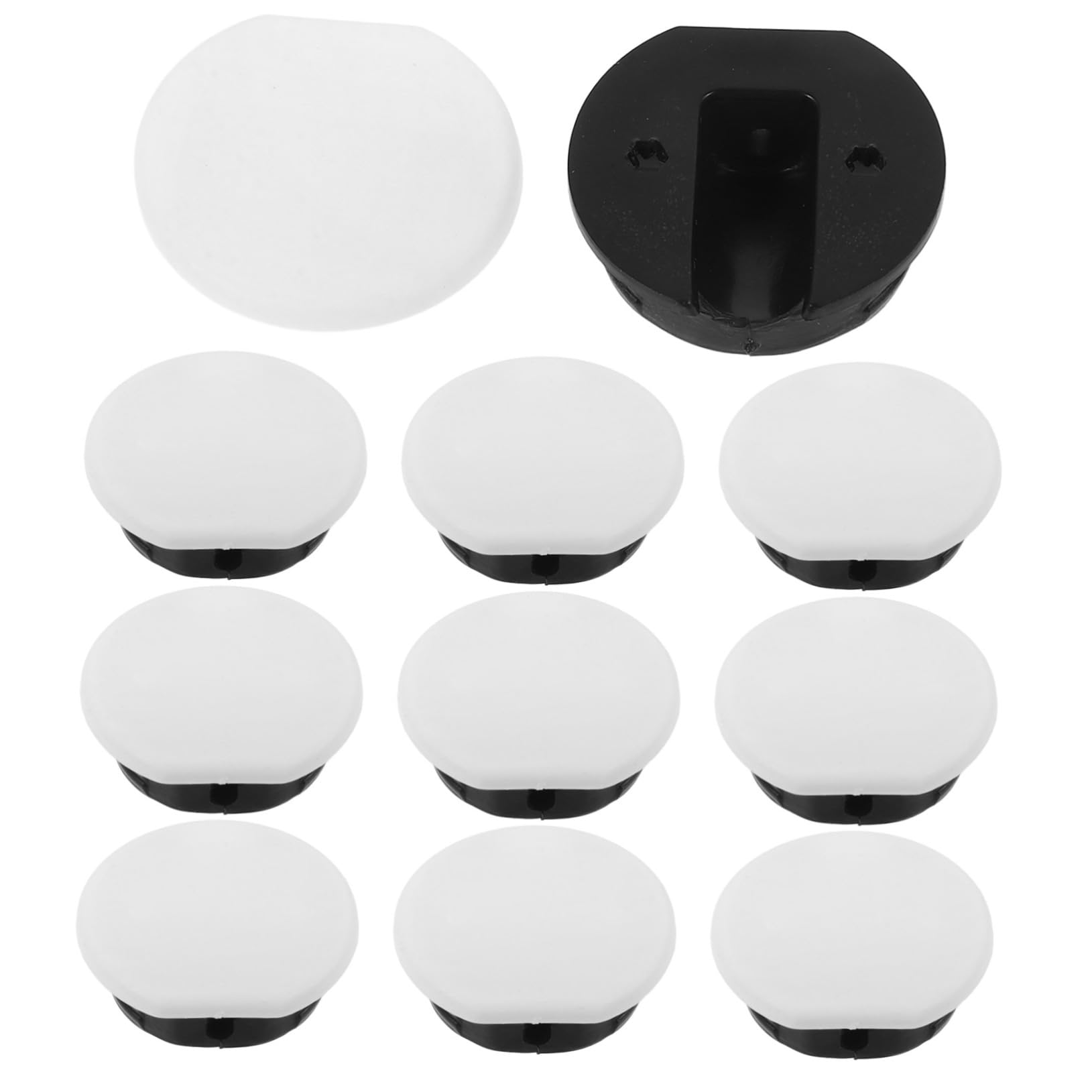 JECOMPRIS 10 Sätze Rundschild -eckcode Hardware Daten Gemeinsam Schnell Runden Möbel Stecker Anschlüsse Verschluss Kabinettsanschluss Spitze Klammern Rv-Halterung Weiß Pp JECOMPRIS 10 Sätze Rundschild -eckcode Hardware Daten Gemeinsam Schnell Runden Möbel Stecker Anschlüsse Verschluss Kabinettsanschluss Spitze Klammern Rv-Halterung Weiß Pp von JECOMPRIS