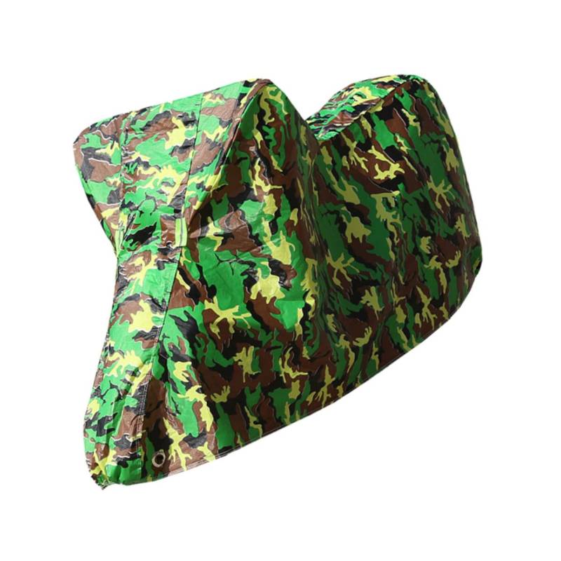 JECOMPRIS 1Pc Scooter Schutzhülle Camouflage Motorradabdeckung wasserdichte Motorradabdeckung wasserdichte Motorrad Regenabdeckung Motorrad Motorradabdeckung Rollerabdeckung Oxford Tuch von JECOMPRIS