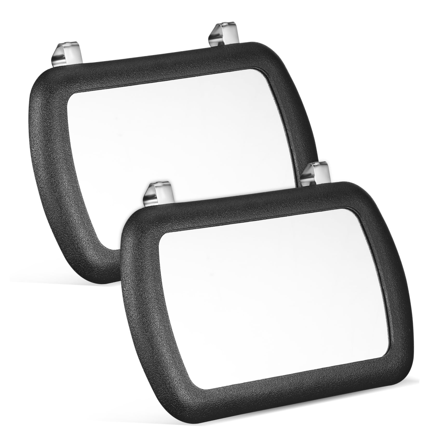 JECOMPRIS 2 Stück Kosmetikspiegel mit Sonnenblende Clip auf Visierspiegel Visier-Kosmetikspiegel Auto Spiegel Eitelkeit Zubehör für den Autoinnenraum Fahrzeugspiegel pp Black JECOMPRIS 2 Stück Kosmetikspiegel mit Sonnenblende Clip auf Visierspiegel Visier-Kosmetikspiegel Auto Spiegel Eitelkeit Zubehör für den Autoinnenraum Fahrzeugspiegel pp Black von JECOMPRIS