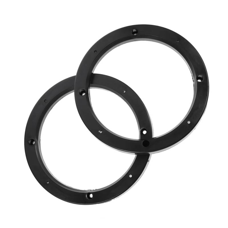 JECOMPRIS 2 Stücke Hornscheibe Distanzring für den Lautsprecheradapter Distanzringe für Lautsprecheradapter Abs Black von JECOMPRIS