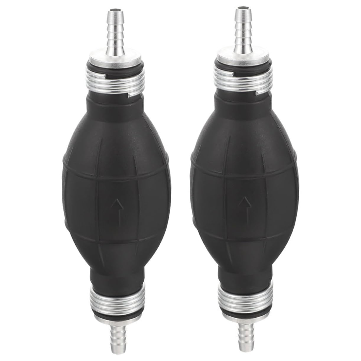 JECOMPRIS 2 Stücke Siphon-Handpumpe ölpumpe kraftstoffpumpe manuelle pumpe Flüssigkeitstransferpumpe siphon pumpe Handpumpenversorgung Heberpumpe für Benzin Gassiphonpumpe Edelstahl Black von JECOMPRIS