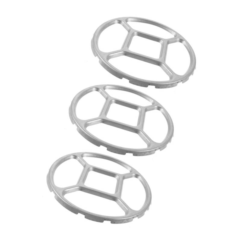 JECOMPRIS 3 Stück Hilfsstütze Für Kleinen Topf Wok Support Stand Rack Wok -unterstützungsstand Für Gasherd Topfständer Für Gasbrenner Gasherd Ring Wok -Ring Für Herd Herdring Silber Verzinkt von JECOMPRIS