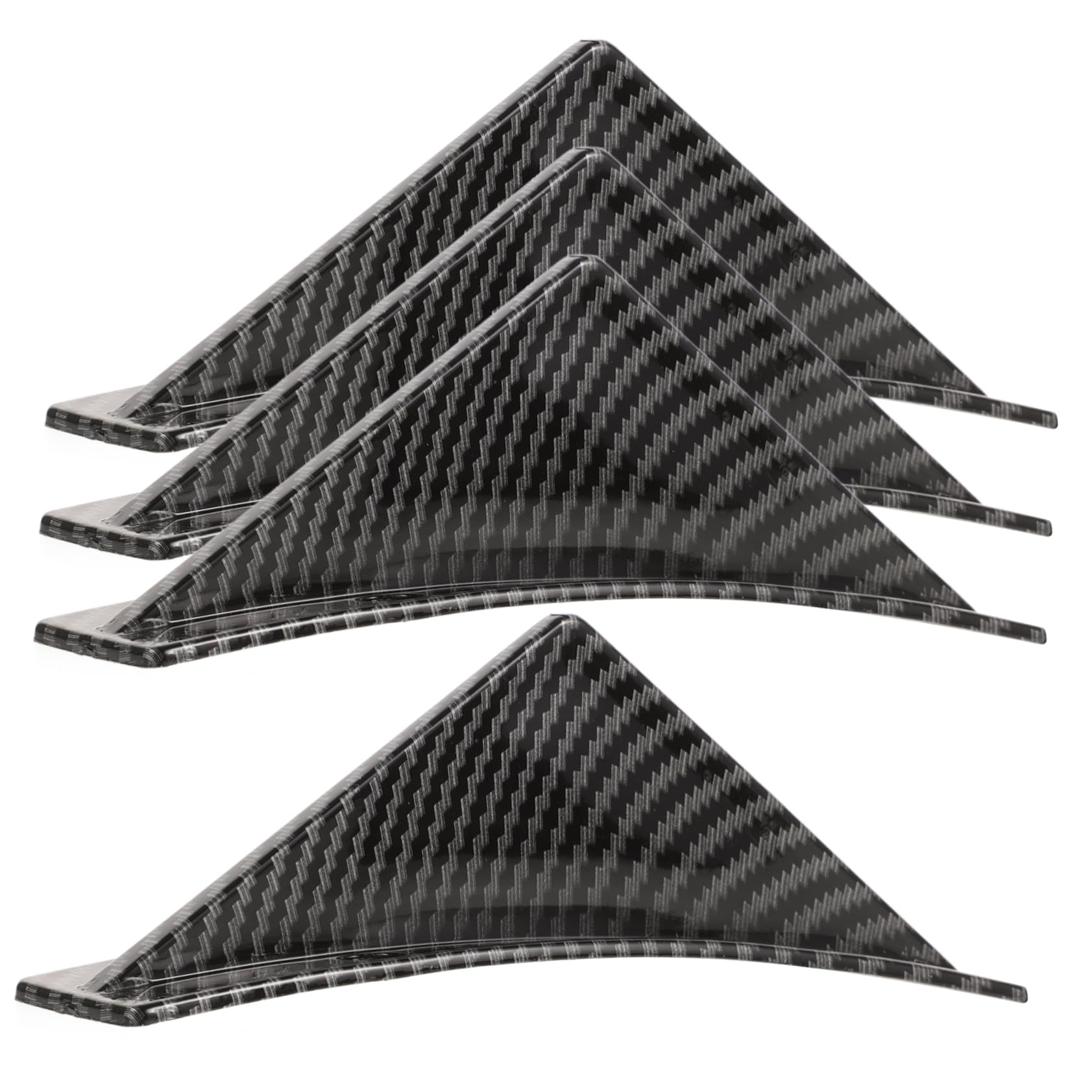 JECOMPRIS 4 Stück Heckspoiler Spoiler für Autos Spoilerstoßstange Modifikation des Fahrzeughecks Stoßfänger-Diffusor Carbon-Autospoiler Universeller Spoilerflügel Abs Black JECOMPRIS 4 Stück Heckspoiler Spoiler für Autos Spoilerstoßstange Modifikation des Fahrzeughecks Stoßfänger-Diffusor Carbon-Autospoiler Universeller Spoilerflügel Abs Black von JECOMPRIS