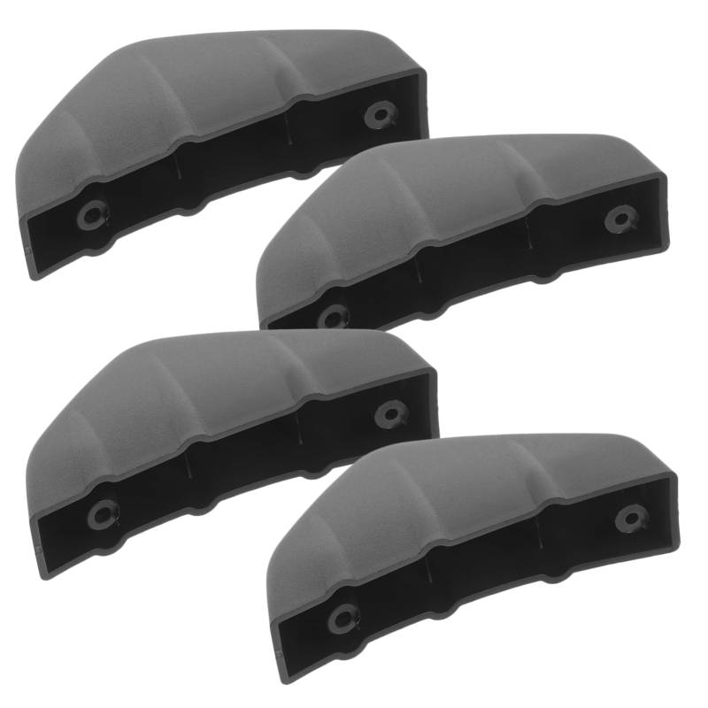 JECOMPRIS 4 Stück Heckstoßstangenspoiler-diffusor Heckspoiler Für Universal- Zubehör Bewachen Auto Styling Splitter Für Die Hintere Stoßstange Heckdiffusor Stoßfänger-Spoiler Black Pp von JECOMPRIS